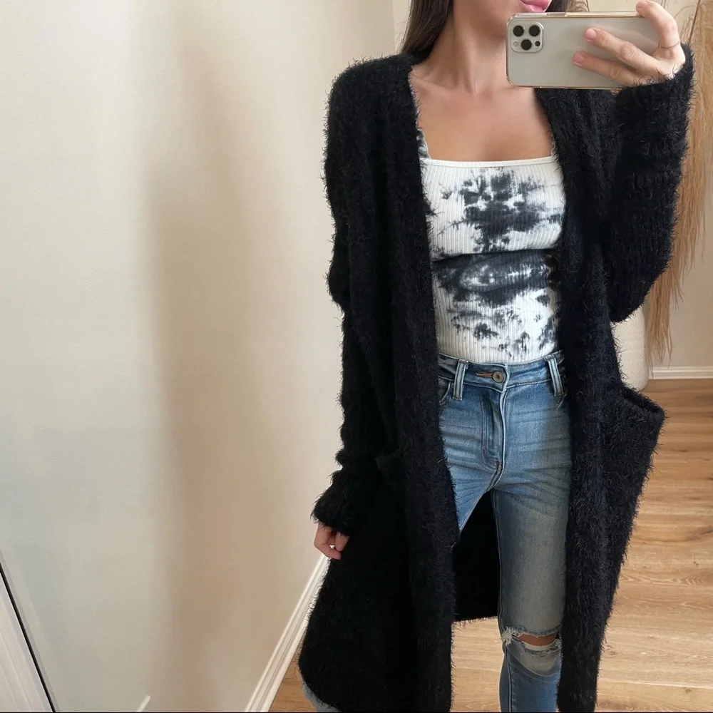 🆕Feeling Good Tie Dye Bodysuit | Black NWOT - Picture 12 of 13